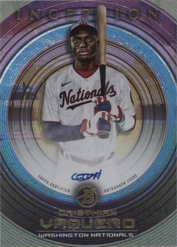 2022 Bowman Inception - Cristhian Vaquero #PA-CV