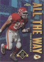 2001 Topps Chrome Tony Gonzalez #AW10