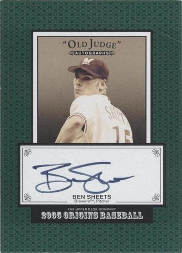 2005 Upper Deck Origins - Ben Sheets #BS