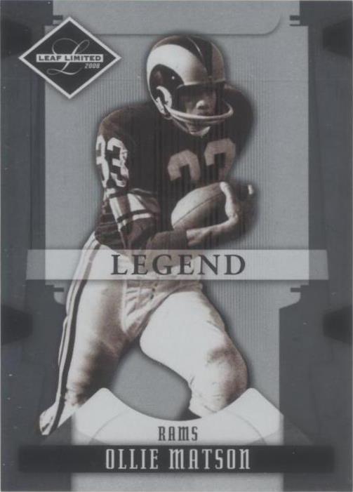 2008 Leaf Limited Ollie Matson #166