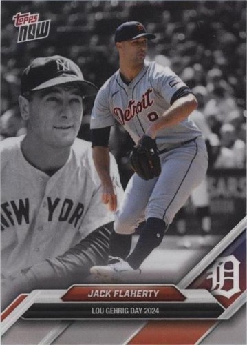 2024 Topps Now Lou Gehrig Day - Jack Flaherty #LGD-8