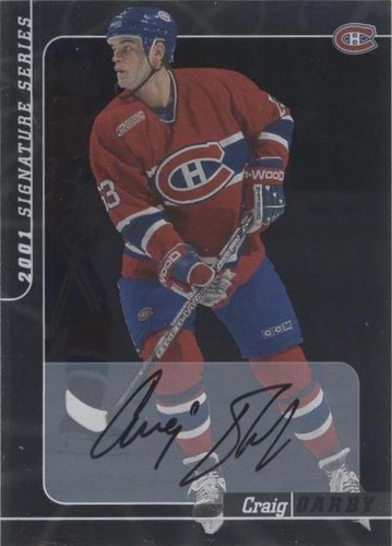 2000-01 In the Game Be A Player Signature Series - Craig Darby #197