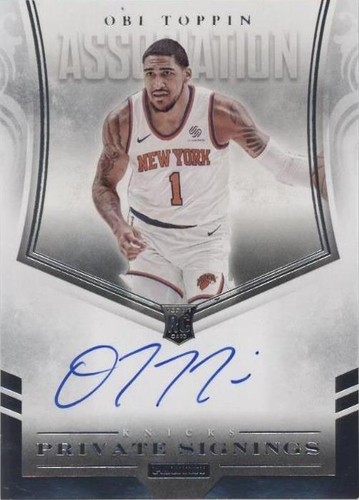 2020 National Treasures /25 Obi Toppin Rookie RPA Clutch