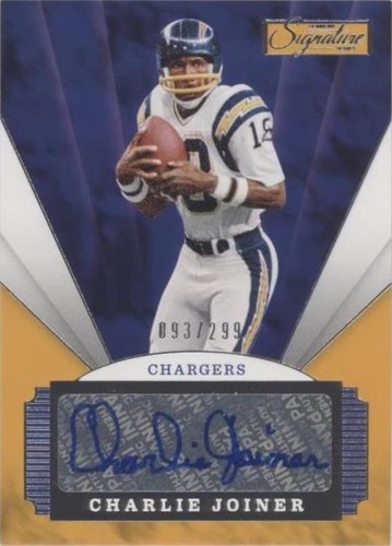 2020 Panini Chronicles Charlie Joiner #SS-CHJ