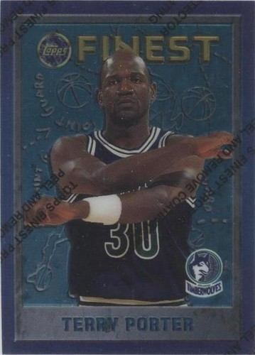 1995-96 Topps Finest - Terry Porter #222