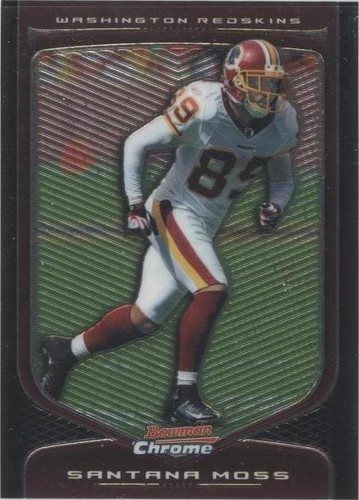 2009 Bowman Chrome Santana Moss #70
