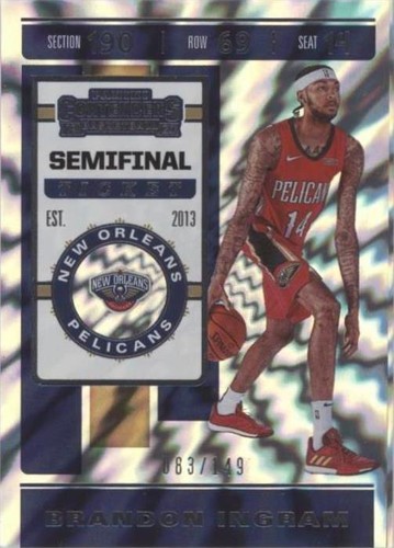 2019-20 Panini Contenders - Brandon Ingram #12