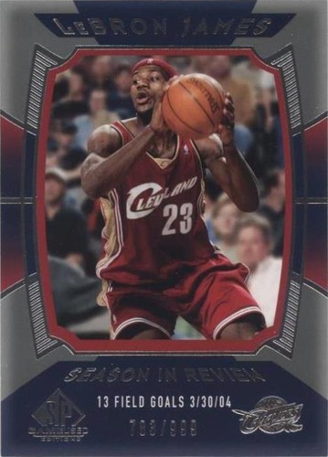 2004-05 SP Game Used - LeBron James #161