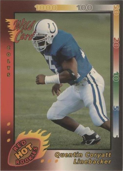 1992 Wild Card Quentin Coryatt #14
