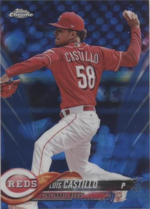 2018 Topps Chrome Sapphire Edition - Luis Castillo #543