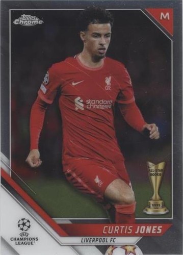 2021-22 Topps Chrome UCL Curtis Jones #136
