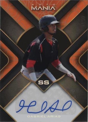 2023 Wild Card Auto Mania - Gabriel Arias #AM-TH19