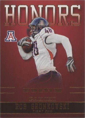 2016 Panini University of Arizona Rob Gronkowski #RG-UA