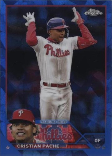 2023 Topps Chrome Update Series Sapphire Edition - Cristian Pache #USCS154