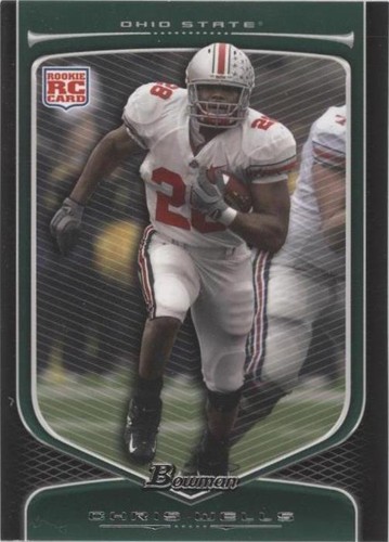 2009 Bowman Draft Picks Chris Wells #121