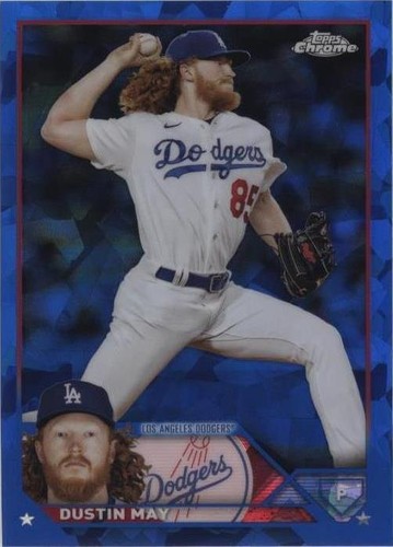 2023 Topps Chrome Update Series Sapphire Edition - Dustin May #USCS326