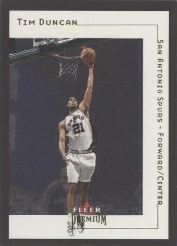 2001-02 Fleer Premium - Tim Duncan #143