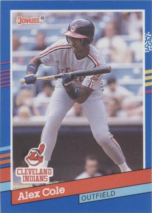 Donruss 1991 - Alex Cole #383