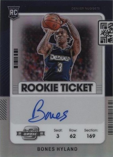 2021-22 Donruss Optic Bones Hyland Rated Rookie RC No. 194