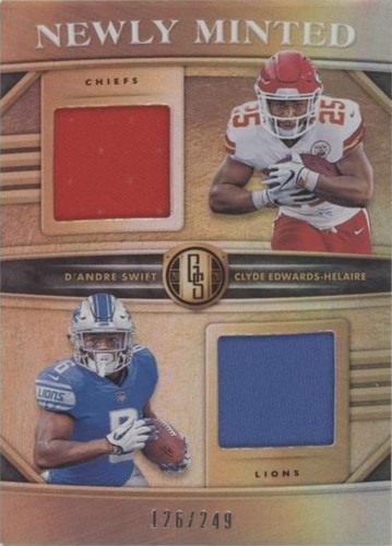 2020 Panini Gold Standard Clyde Edwards-Helaire D'Andre Swift #MMD3