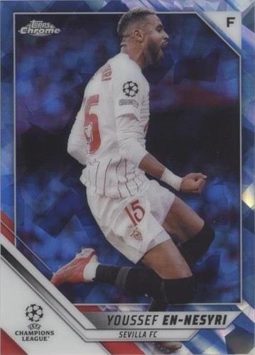 2021-22 Topps Chrome UCL Sapphire Edition Youssef En-Nesyri #153