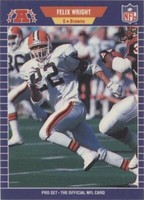 1989 Pro Set Felix Wright #85