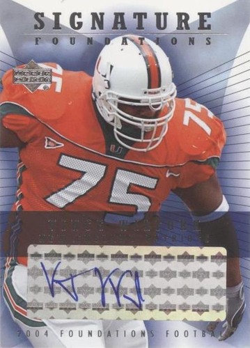 2004 Upper Deck Foundations Vince Wilfork #SF-VW