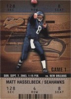 2003 Fleer Authentix Matt Hasselbeck #36