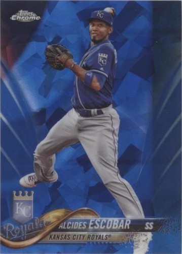 2018 Topps Chrome Sapphire Edition - Alcides Escobar #630