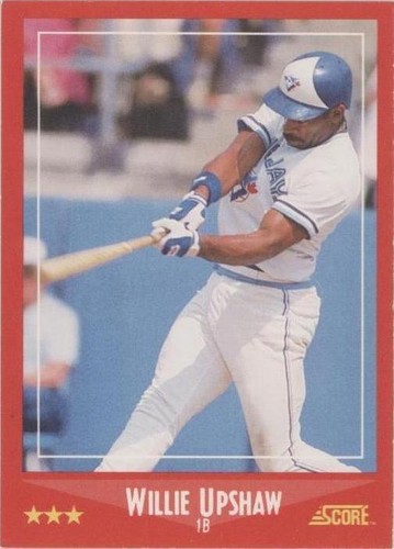 1988 Score - Willie Upshaw #279