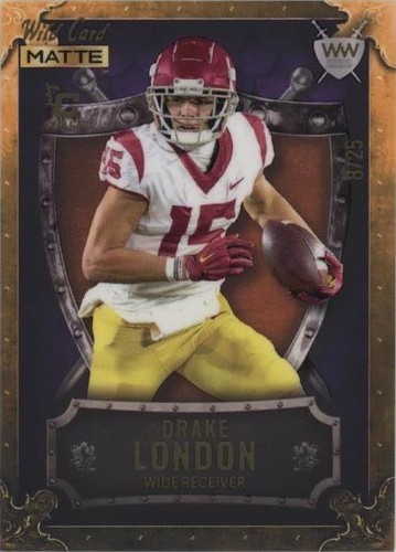 2022 Wild Card MATTE Drake London #WW-14