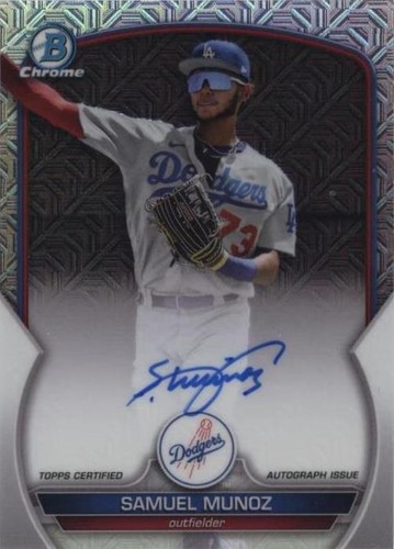 2023 Bowman Chrome - Samuel Munoz #BCMA-SM