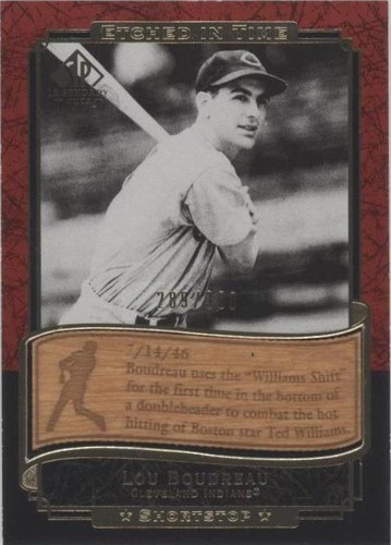 2003 SP Legendary Cuts - Lou Boudreau #ET-LB