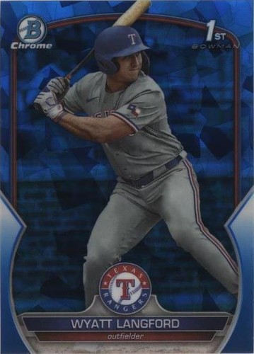 2023 Bowman Chrome Draft Sapphire Edition - Wyatt Langford #BDC-106