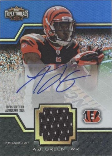 2011 Topps Triple Threads A.J. Green #TTUAR-64