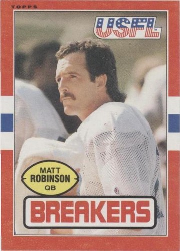 1985 Topps USFL Matt Robinson #111