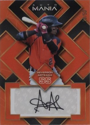 2023 Wild Card Auto Mania - Aeverson Arteaga #AM-SQ2