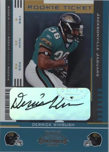 2005 Playoff Contenders Derrick Wimbush #185