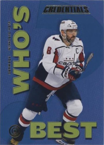 2023-24 Upper Deck Credentials - Alex Ovechkin #WB-AO