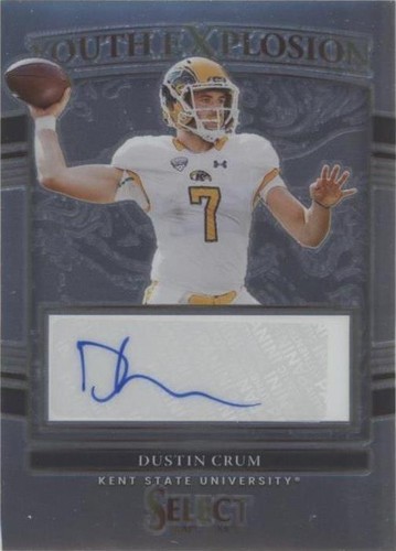 2022 Panini Select Draft Picks Dustin Crum #YE-DRU