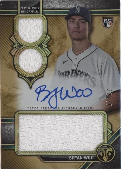 2024 Topps Triple Threads - Bryan Woo #RAR-BW