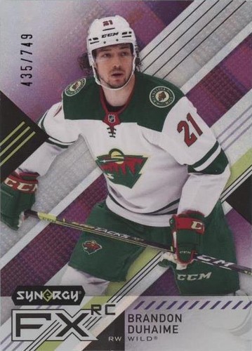 2021-22 Upper Deck Synergy - Brandon Duhaime #FXR-BD