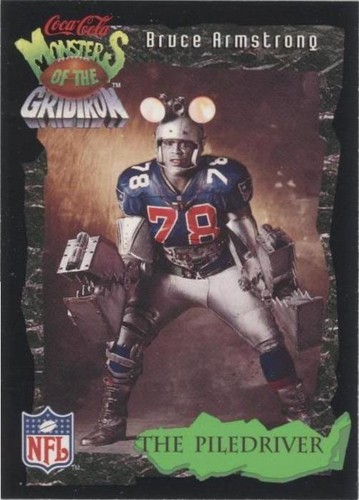 1994 Classic Pro Line Live Coca-Cola Monsters of the Gridiron Bruce Armstrong #20
