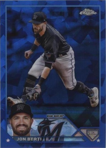 2023 Topps Chrome Sapphire Edition - Jon Berti #72