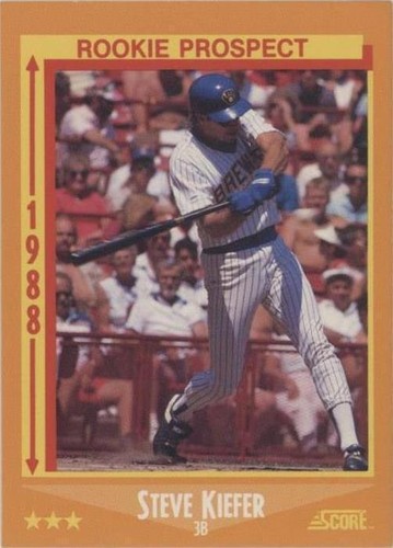 1988 SCORE #630 STEVE KIEFER ROOKIE PROSPECT MILWAUKEE BREWERS | eBay