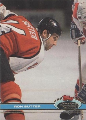 1991-92 Topps Stadium Club - Ron Sutter #49