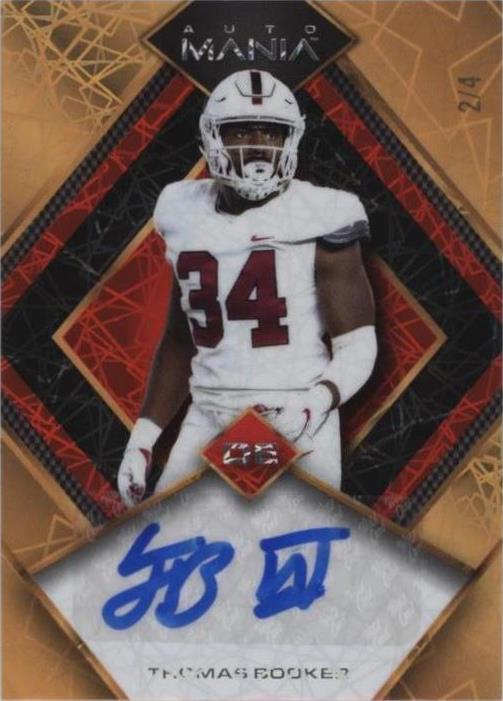 2022 Wild Card Auto Mania Thomas Booker #AM-D43