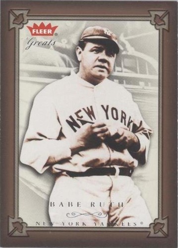 2004 Fleer Greats of the Game - Babe Ruth #6
