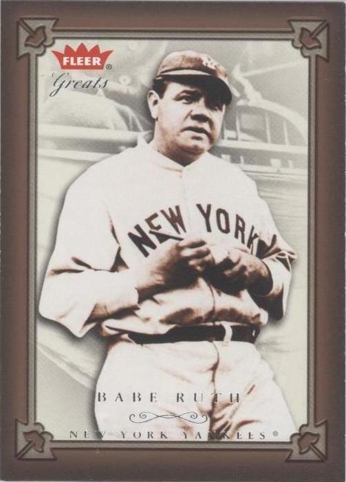 2004 Fleer Greats of the Game - Babe Ruth #6