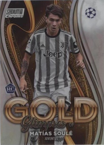 2022-23 Topps Stadium Club Chrome UEFA Club Competitions Matias Soule #GG-MS
